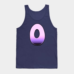 Letter O - Pink fade Tank Top